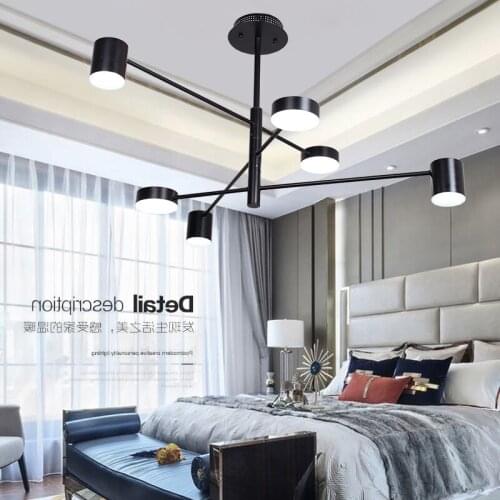 Post-modern Diy Geometric Lines String Light Led Pendant Light For Living Room Dining Room Bedroom lampen industrieel