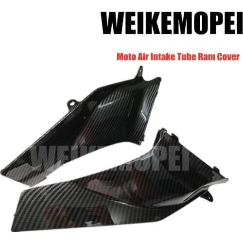 Carbon Fiber Painted Motorcycle Fairing Upper Air Intake Tube Ram Cover Fit For HONDA F5 CBR600RR 2003 2004 2005 2006