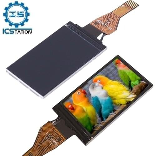 DC 3.3V IPS 1.14 Inch HD TFT LCD Screen SPI Interface Colorful Screen 135X240 Resolution Full View Display ST7789V Driver