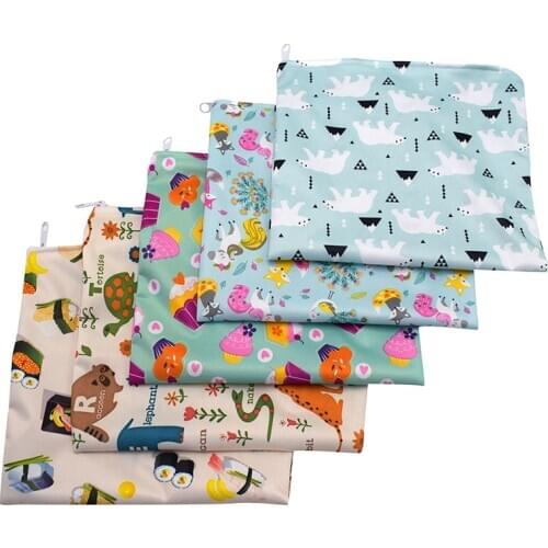 3pcs Reusable Snack Bag Waterproof Bread Sandwich Bag Pouch For School Camping