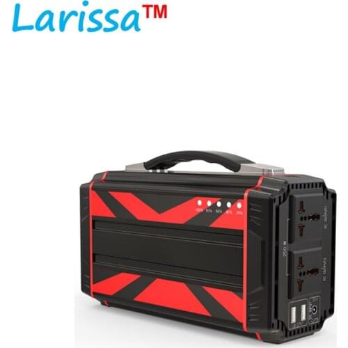 300W Portable Energy Storage Lithium Battery 220V Backup Solar Generator Home Power System