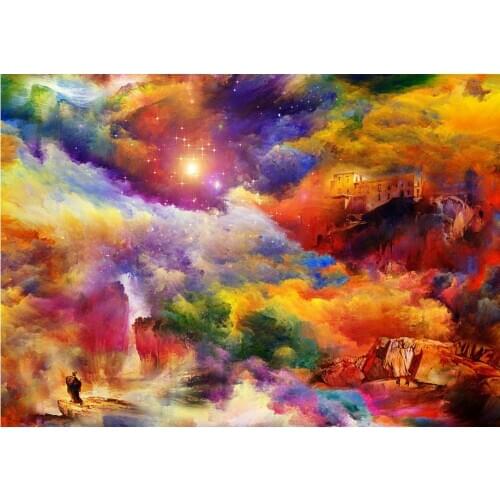3d stereoscopic wallpaper ceilings Beautiful sky colorful ceiling frescoes 3d mural wallpaper Home Decoration