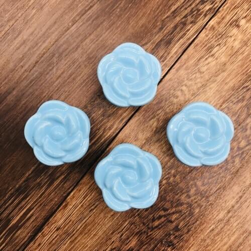 10x Drawer Knob Pull Handle Ceramic Cabinet Drawer Pulls Cupboard Knobs with Screws for Home Office Cabinet Drawer Handles DIY