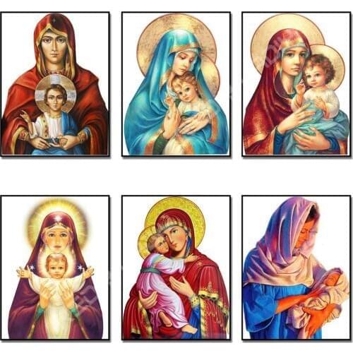 5D Diamond Mosaic Mother of God Full Square/Round Drill Embroidery with Diamonds Home Decoration Diamond Painting Cross Stitch
