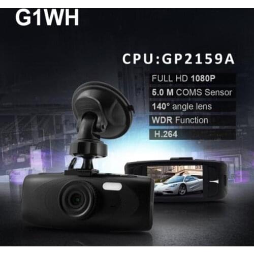 Car DVR Dash Camera Rear View Camera Video 1080P Full HD 2.7" Cycle Recording Night Vision G1WH Wide Angle Dash Cam