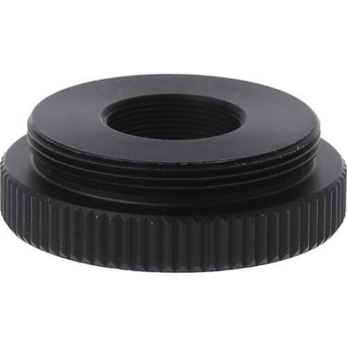 OOTDTY Black Metal Lens Adapter Suit for M12 to C or CS Mount Lens Converter Ring