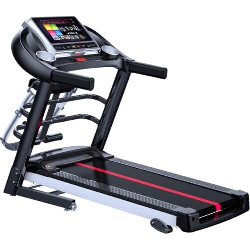Free Sipping Household Walking Machine Fitness Equipment Multifunctional Folding Color Screen Electric Treadmill