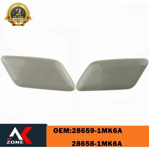 For Nissan Q70 2013-2017 Front Left Right Headlight Washer Spray Nozzle Jet Cover Cap Car Accessories 28659-1MK6A 28658-1MK6A