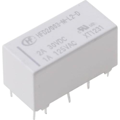 HFD2-003-M-L2-D 3V Coil Bistable Latching Relay High Quality Home Improvement Subminiature Double In-line Single Coil Relay