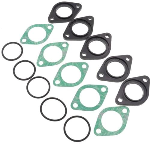 5 Sets 26mm GY6 125cc 150cc Scooter Moped ATV Carburetor Carb Intake Manifold Spacer Insulator & Gasket 152QMI 157QMJ Engine