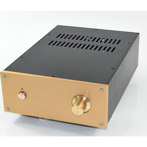 308*218*92MM DIY Box Amplifier Case Housing Enclosure WA125 All-aluminum Amplifier Chassis Preamp Power Decoding Shell