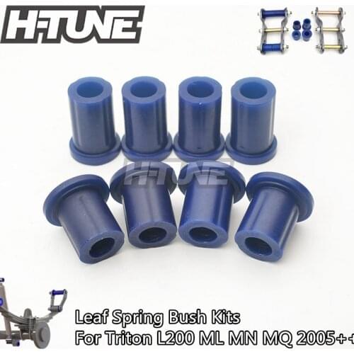 Rear Leaf Spring Shackle Upper and Lower Bush Kit For Triton MK ML MN 2WD 4WD 06