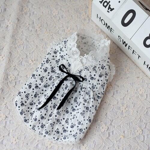 New Cat Dog Clothes Jacquard V Open Back Shirt Teddy Marquis Yorkshire Pomeranian Maltese Poodle Bichon Schnauzer Princess Shirt