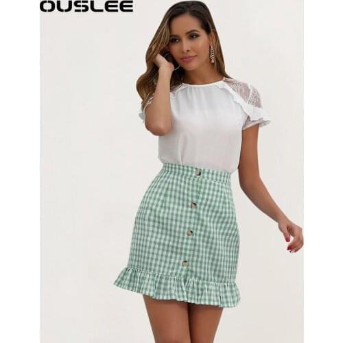 OUSLEE Women's Pleated Skirts