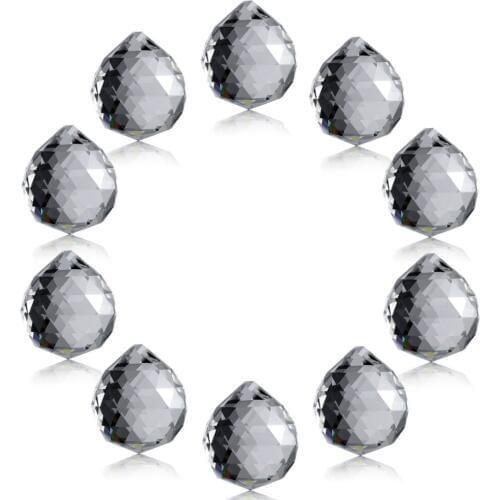 Neewer 1.75 inch / 40mm Clear Crystal Ball Prism Pendant Suncatcher for Feng Shui/Divination or Wedding/Home/Office Decoration