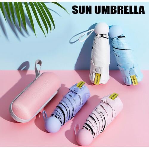 Sun Umbrella Anti-UV Rain Folding Portable UPF50+ Waterproof for Outdoor Travel Anti-UV Waterproof Portable Travel Umbrella-30