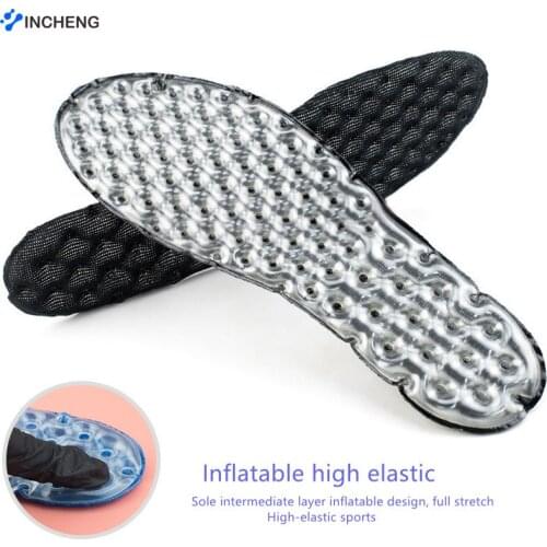 Air Cushion Sport Insoles for Shoes Shock Absorption Damping Running Basketball Football Plantar Fasciitis Pain Relieve Shoe Pad