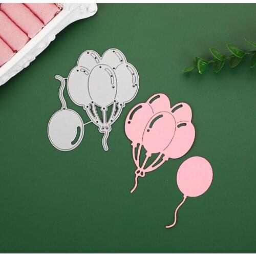 Balloons Metal Cutting Dies For DIY Scrapbooking Album Paper Cards Decorative Crafts Embossing Making Clear Stapms And Die Cuts