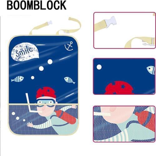 BOOMBLOCK Car Seat Back Protect Cover Accessories For Renault Megane 2 3 Duster Logan Honda Civic 2006-2011 Fit Accord