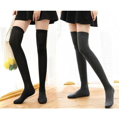 Women Socks Stockings Warm Thigh High Over the Knee Socks Long Cotton Stockings Sexy Stockings B609