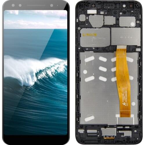 5.5" LCD for Alcatel 3 OT5052 5052 5052D 5052Y LCD Display Touch Screen Digitizer Panel Assembly + Frame