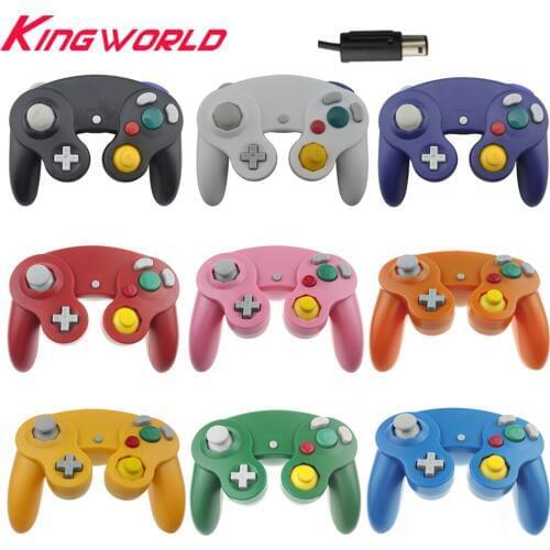 10 PCS Wired Game Controller Gamepad Joystick With One Button for G-ameC-ube for N-G-C