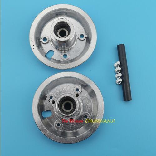 200x50 Wheel Hub Aluminium Alloy rims 6200 bearing use 8" tire Electric Scooter tyre fit E-Scooter Pocket Bike E100 E150 E-200