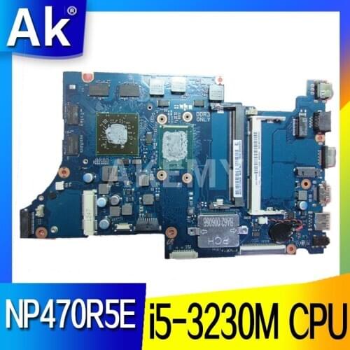 AKEMY for Samsung NP470R5E Laptop BA92-12481A BA92-12481B BA41-02176A i5-3230M CPU