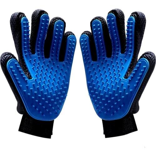 Fashion Rubber Pet Bath Brush Environmental Protection Silicone Glove for Pet Massage Pet Grooming Glove Dogs Cats Pet supplies