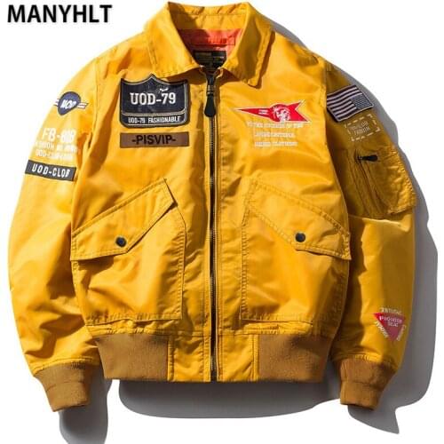 Mens Coat Autumn 2021 Mens Fashion Casual Stand Collar Loose Tops Branded Mens Clothing Motorcycle Bomber Pilot Jacket Coat