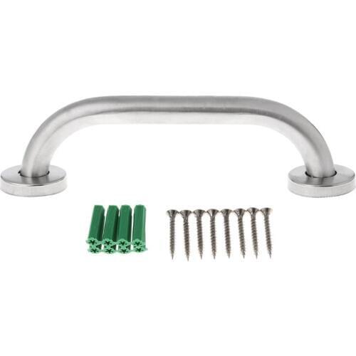 New Stainless Steel Bathroom Shower Support Wall Grab Bar Safety Handle Towels Rail 20cm hot