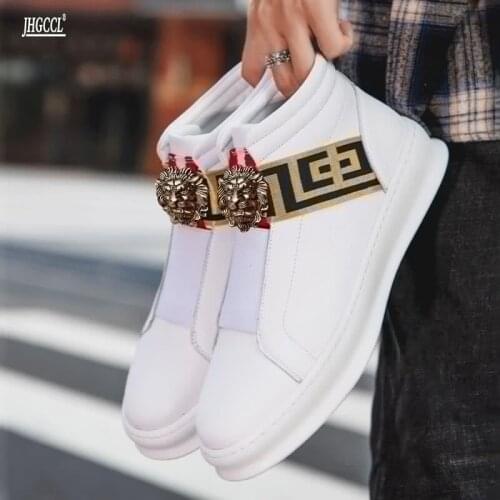 New white mens boots luxury designer mens shoes loafers male high-top luxury brand shoes beauty accessories casual shoes P26