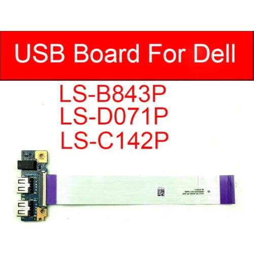 NEW Original USB Charge BOARD With Flex Cable For Dell 5555 5558 5758 AUDIO CN-010R81 010R81 10R81 LS-B843P LS-D071P Replacement