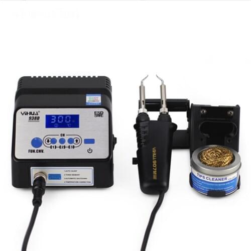 Yihua 938D dual-channel digital display soldering station lead-free anti-static dual electric soldering iron soldering sta