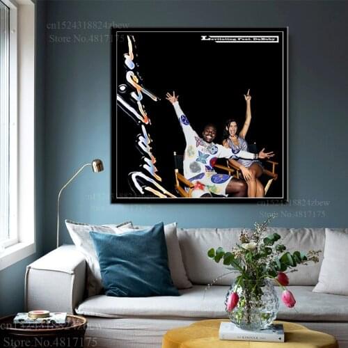 Lipa Poster Singer Music Album One Kiss Scared to Be Lonely New Rules Canvas Painting Wall Art Posters and Prints Home Decor