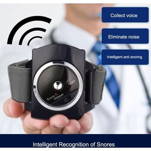 Anti Snoring Device Stop Snoring Intelligent Snore Stopper Biosensor Infrared Ray Detects Wristband Sleeping Aid Equipment