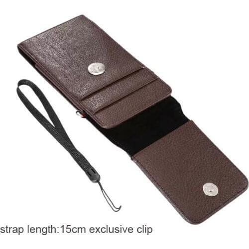 Verticial Rotary Man Belt Clip Strap Leather Mobile Phone Case Card Pouch For Huawei Honor Magic,Coolpad Cool S1,Doogee X9 MINI