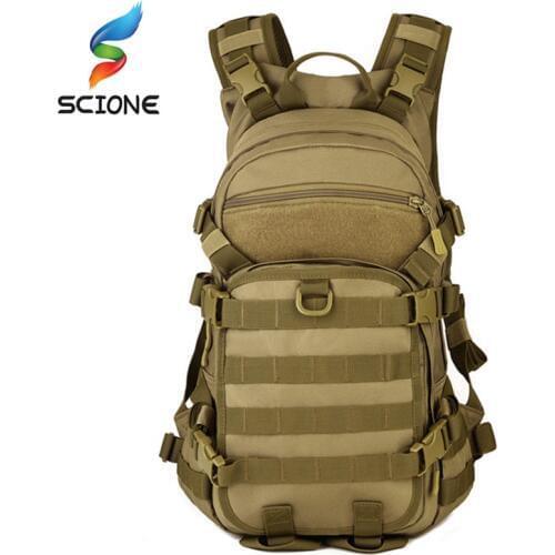 Waterproof Outdoor Military Molle Tactical Backpack Trekking Sport Travel 25L Nylon For Camping Hiking Trekking Camouflage Bag