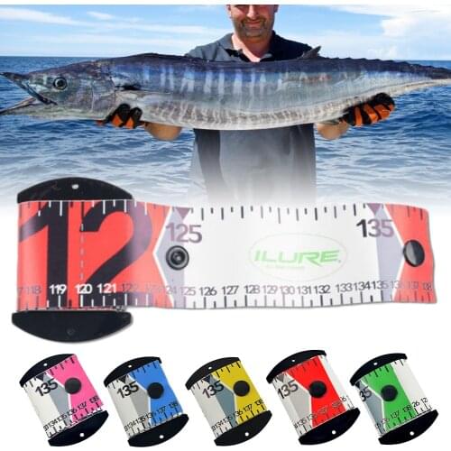 135cm Waterproof Fish Measuring Ruler Accurate Fish Measuring Tape PVC Fishing Ruler Measurement Tackle Tool Fishing Tool