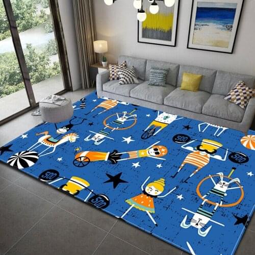 3D Cartoon Child Carpet Kids Room Play Area Rugs Soft Girls Bedroom Game Rug Baby Crawl Decor Mat Room Living For Carpets Home