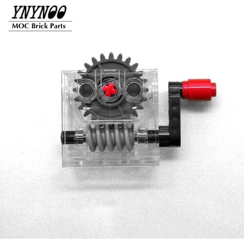 5 Sets/Lot High-Tech Parts 2x4x3 1/3 Gearbox 6588 / 32239 Technical Worm Gears 4716 Brick Parts Set Assembles Particles Toys