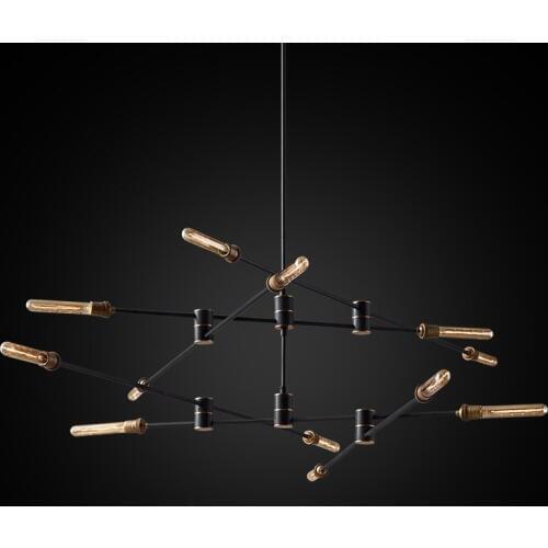 American minimalist retro industrial chandelier Nordic creative branch restaurant bar cafe clothing store chandelier