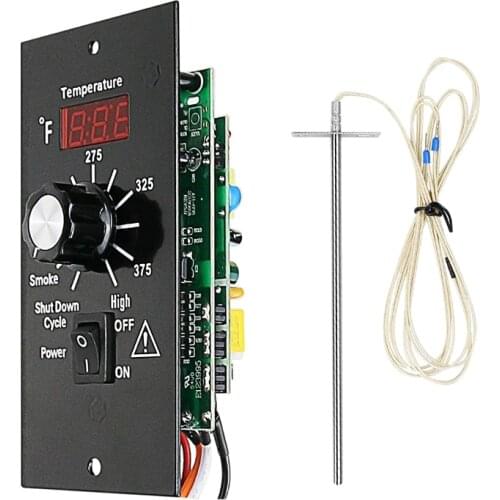 Digital Thermostat Kit BBQ Grill Replacement Parts for Traeger Pellet Wood Pellet Grills, Digital Thermometer Pro Controller
