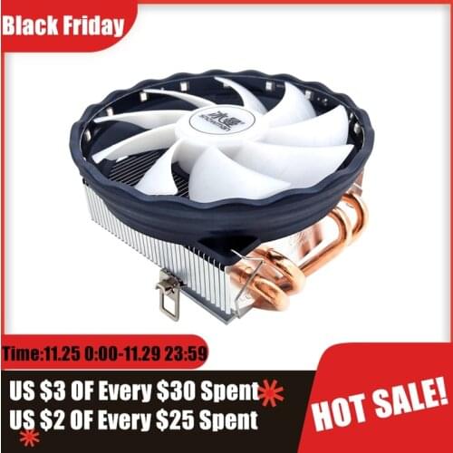 SNOWMAN M400 4 Heat Pipes CPU Cooler PWM 4 Pin PC Radiator Quiet Cooling Fan CPU Cooler For Intel/AMD slots