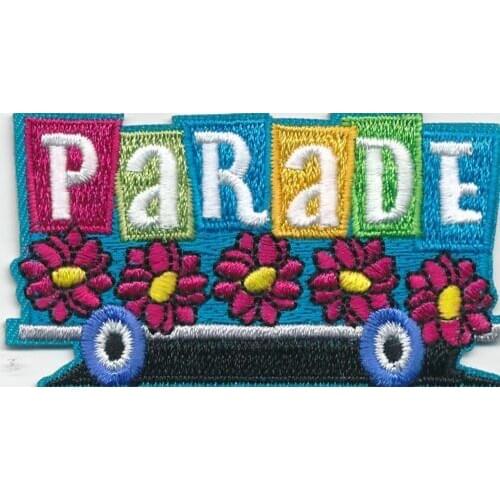 Hot! Boy Girl Cub PARADE FLOAT making party Fun Patches Crest Badges GUIDE - SCOUT (Size is about 7.1 * 4.1 cm)