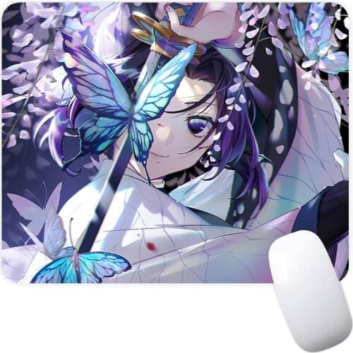Small Gaming Mouse Pad Computer Mousepad PC Gamer Mouse Mat Laptop Mausepad Anime Demon Slayer Carpet Keyboard Mat Desk Pad