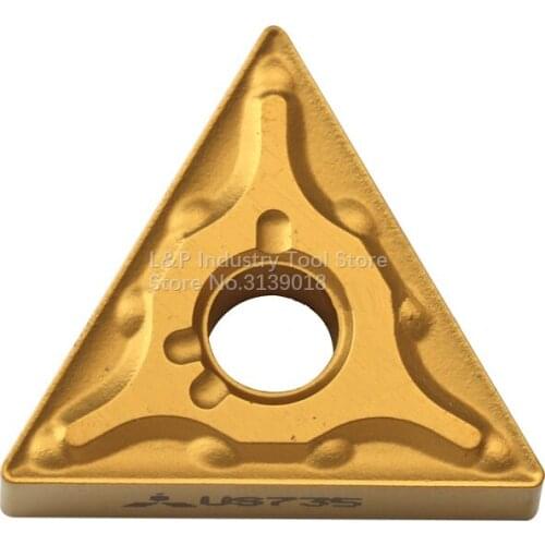 100% New Original Good Quality TNMG160404-MA US735 Carbide Inserts TNMG160404MA US735 CNC Turning Tool For Stainless Steel