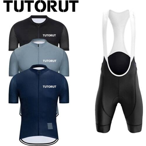 2021 New Mens Cycling Jersey Suit Quick-drying Summer Mountain Bike Wear Breathable Short-sleeved Cycling Jersey Sweatshirt