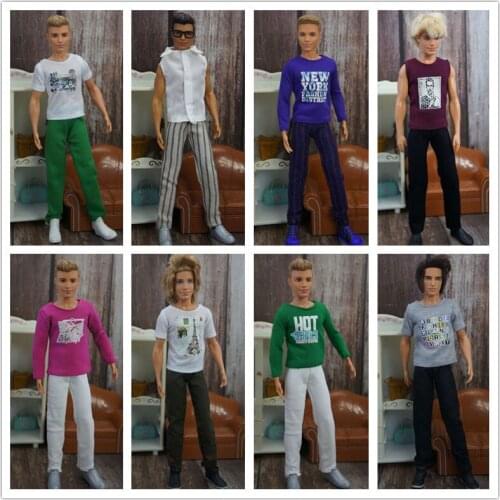 Prince Ken Doll CLothing Fashion Casual Wear Handmade Clothes Outfit For 30CM Prince Doll Accessories Toys Ken Prince Clothes