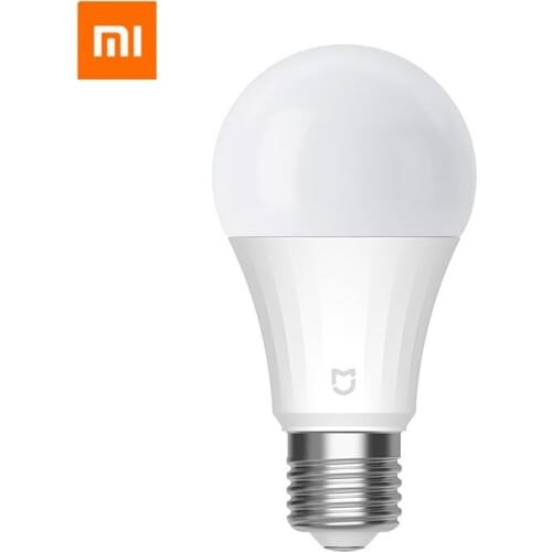 Original Xiaomi Mijia E27 Smart LED Bulb 5W 2700-6500K Dual Color Bluetooth Grid Version Voice Control Light White0403